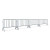 Alpine ADIPR202-01-4-KIT1 Interlocking Steel Barricade, Pack of 4