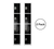 Alpine ADI629-204-BLK-2 72 in. x 12 in. x 12 in. 4-Compartment Steel Tier Key Lock Storage Locker in Black 2 Pack