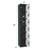 Alpine ADI629-206-B-W-PKG-2 Large 6 Door Locker  Black Body With White Doors 2-Pack