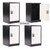 Alpine 24'' Locker for Kids - Black 4-Pack - ADI629-02-BLK-PKG-4