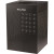 Alpine ALP438-40-BLK 40 Gallon Black Perforated Metal Square Decorative Waste Receptacle