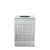 Alpine ALP438-40-SS 40 Gallon Stainless Steel Square Perforated Decorative Waste Receptacle