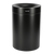 Alpine ALP475-50L-BLK 50 Gallon Stainless Steel Trash Can with Liner in Matte Black