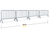 Alpine ADIPR202-01-4-2PK Interlocking Steel Barricade, Pack of 8