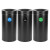 Alpine ALP475-27-BLK-R-T-CO 27 Gallon Stainless Steel Compost Bin, Recycling Can, and Trash Receptacle (Black)