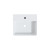 Cheviot Nuo 2 Vessel Sink, 19 5/8" x 17 3/8", White, Single Hole Drilling - 1292-WH-1