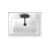 Cheviot Essex Console Sink, White, 8" Drilling, Polished Nickel Legs - 553-WH-8/575-PN