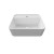 Cheviot Serena Vessel Sink, 13.25", Gloss White, Single Hole Drilling - 1238-WH-1
