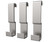 Swanstone Odile Suite Clip On Small Hooks in Brushed Chrome - Pack of 3 - SMHK10045089.201 Swanstone Odile Suite Clip On Small Hooks in Brushed Chrome - Pack of 3 - SMHK10045089.201