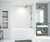 Swanstone 32" x 50" x 72 Metro Subway Tile Glue up Bathtub and Shower Wall Kit in White - MTMK723250.010