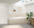 Swanstone 36 x 50 x 84 Modern Subway Tile Glue up Shower Wall Kit in White - MSMK843650.010 Swanstone 36 x 50 x 84 Modern Subway Tile Glue up Shower Wall Kit in White - MSMK843650.010