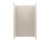 Swanstone 36 x 50 x 84 Metro Subway Tile Glue up Shower Wall Kit in Bisque - MTMK843650.018
