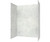Swanstone 34 x 42 x 84 Modern Subway Tile Glue up Shower Wall Kit in Ice - MSMK843442.130 Swanstone 34 x 42 x 84 Modern Subway Tile Glue up Shower Wall Kit in Ice - MSMK843442.130