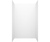 Swanstone 34" x 42" x 84 Smooth Glue up Shower Wall Kit in Tahiti White - SMMK843442.011