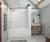 Swanstone 34 x 50 x 72 Modern Subway Tile Glue up Bathtub and Shower Wall Kit in Ice - MSMK723450.130