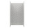 Swanstone 32" x 50" x 96 Metro Subway Tile Glue up Shower Wall Kit in Ice - MTMK963250.130