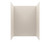 Swanstone 36" x 62" x 84 Metro Subway Tile Glue up Bathtub and Shower Wall Kit in Bisque - MTMK843662.018
