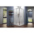Dreamline DL-6710-01 Cornerview Framed Sliding Shower Enclosure & Slimline 36" Double Threshold Shower Base - Chrome Hardware