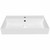 Whitehaus 32" Rectangular Wall Mount Basin with Single Faucet Drilling and Overflow - White