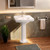 Whitehaus 23" Traditional Pedestal Sink with an Integrated Oval Bowl, Single Faucet Drilling, Low-Rise Backsplash and Overflow - White