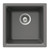 HamatUSA SiOStone 16" Granite Dual Mount Bar/Prep Sink, Slate - SIO-1616B-SL