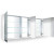 Krugg Plaza 60 Inch x 36 Inch Mirrored Medicine Cabinet - Plaza Cabinet6036