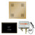 Thermasol Wellness Shower Package - HydroVive 18 Rainhead + ThermaTouch2 15 Control + Digital Shower Valve, Polished Brass - WHSP15S-PB