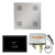 Thermasol Wellness Shower Package - HydroVive 18 Rainhead + ThermaTouch2 15 Control + Digital Shower Valve, Polished Chrome - WHSP15S-PC