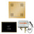 Thermasol Wellness Shower Package - HydroVive 18 Rainhead + ThermaTouch2 15 Control + Digital Shower Valve, Polished Gold - WHSP15S-PG