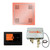 Thermasol Wellness Shower Package - HydroVive 18 Rainhead + ThermaTouch2 7 Control (Black Trim) + Digital Shower Valve, Copper - WHSP7S-COP