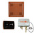 Thermasol Wellness Shower Package - HydroVive 18 Rainhead + SignaTouch Control (Recessed, Black Trim) + Digital Shower Valve, Antique Copper - WHSPSS-ACOP
