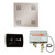 Thermasol Wellness Shower Package - HydroVive 18 Rainhead + SignaTouch Control (Recessed, Black Trim) + Digital Shower Valve, Polished Nickel - WHSPSS-PN
