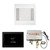Thermasol Wellness Shower Package - HydroVive 14 Rainhead + ThermaTouch2 15 Control + Digital Shower Valve, White - WH14SP15S-WHT