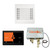 Thermasol Wellness Shower Package - HydroVive 14 Rainhead + ThermaTouch2 10 Control + Digital Shower Valve, White - WH14SP10S-WHT
