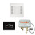 Thermasol Wellness Shower Package - HydroVive 14 Rainhead + SignaTouch Control (Wall Mount) + Digital Shower Valve, White - WH14SPSR-WHT