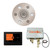 Thermasol Wellness Shower Package - Serenity Advanced Rainhead (Round) + ThermaTouch2 7 Control (Black Trim) + Digital Shower Valve, Polished Nickel - WSP7R-PN
