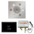 Thermasol Wellness Shower Package - Serenity Advanced Rainhead (Square) + ThermaTouch2 15 Control + Digital Shower Valve, Polished Chrome - WSP15S-PC
