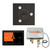Thermasol Wellness Shower Package - Serenity Advanced Rainhead (Square) + ThermaTouch2 10 Control + Digital Shower Valve, Matte Black - WSP10S-MB