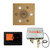 Thermasol Wellness Shower Package - Serenity Advanced Rainhead (Square) + ThermaTouch2 7 Control (Black Trim) + Digital Shower Valve, Satin Brass - WSP7S-SB