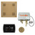 Thermasol Total Wellness Package - HydroVive 18 Rainhead + SignaTouch Control (Wall Mount) + Digital Shower Valve + Steam Head Kit (Square), Satin Brass - TWPHSR-SB