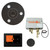 Thermasol Total Wellness Package - Serenity Advanced Rainhead (Round) + ThermaTouch2 7 Control (Black Trim) + Digital Shower Valve + Steam Head Kit (Round), Matte Black - TWP7R-MB