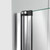 Dreamline SHDR-3636580-01 Ez-fold 36" Frameless Hinged Tub Door, Clear 1/4" Glass - Chrome Hardware