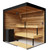 Thermasol Lumaria Indoor Sauna, Large Cabin, Door Left, Transparent Glass - Virta 9kW Heater, CX45 - LUMARIALDL