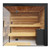 Thermasol Lumaria Indoor Sauna, Large Cabin, Door Right, Transparent Glass - Virta 9kW Heater, CX45 - LUMARIALDR