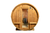 Magnus 7x8 Canopy Barrel Sauna | 8.0kw KIP | 4-6-Person | Thermally Modified Pine* - 4021209