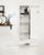 IRON-A-WAY Built-in Ironing Center with 46 Inch Swiveling Ironing Board, Electrical System, Hot Iron Storage with Flat White Door, Left Hinged - MAE46FWU-L IRON-A-WAY Built-in Ironing Center with 46 Inch Swiveling Ironing Board, Electrical System, Hot Iron Storage with Flat White Door, Left Hinged - MAE46FWU-L