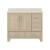 Craft + Main Ashlow 42" Vanity Cabinet with White Engineered Stone Top  & Undermount Sink (offset bowl), Natural Oak - AWNVT4219D