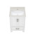 Foremost Ashlow 24" Vanity Cabinet with White Engineered Stone Top  & Undermount Sink, White Oak - AWWVT2419D