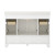 Foremost Ashlow 48" Vanity Cabinet with White Engineered Stone Top  & Undermount Sink, White Oak - AWWVT4819D