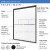 Craft + Main Cove Frameless Sliding Shower Door 42" x 65" With Clear Glass - Matte Black Trim - CVSS4265-CL-MB Craft + Main Cove Frameless Sliding Shower Door 42" x 65" With Clear Glass - Matte Black Trim - CVSS4265-CL-MB